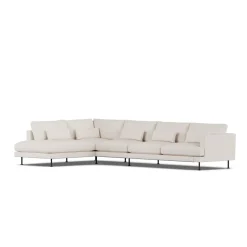 Canapé Bredhult, Same Off White 6671-acier noir, 4 places B2