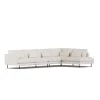 Canapé Bredhult, Same Off White 6671-acier noir, 4 places B1