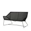 Canapé Breeze weave 2 places, Black