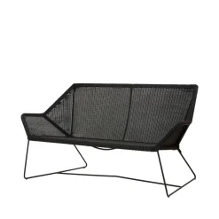 Canapé Breeze weave 2 places, Black