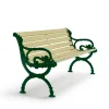 Canapé Byarum, Pin imprégné, support vert, 155 cm