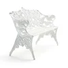Canapé Classic, Pin blanc laqué, support blanc