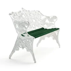 Canapé Classic, Vert, support blanc