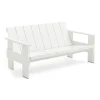 Canapé Crate Lounge en pin laqué, White