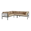 Canapé d’angle Allie, Barley-anthracite