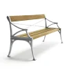 Canapé Lessebo, Huile de chêne, support en aluminium brut