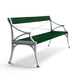 Canapé Lessebo, Support en aluminium brut vert