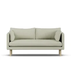 Canapé Linnevik, Luiza Beige 3981-chêne blanchi à l’huile, 2 places