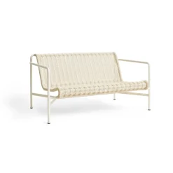 Canapé lounge Palissade Cord, Cream white