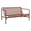 Canapé lounge Palissade, Iron red