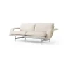 Canapé Meantime AV30 2 places, Pol. aluminium-Ecriture 0210