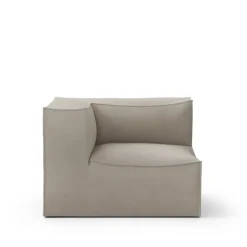 Canapé modulable Catena, tissu cotton linen natural, connect corner 200