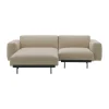 Canapé modulable In Situ 2 places configuration 5, Ecriture 240-Black