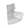 Canapé modulable Pantonova, stainless steel, concave