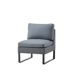 Canapé modulaire Flex, Grey, simple, incl. coussins