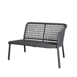 Canapé modulaire Ocean, Dark grey, gauche