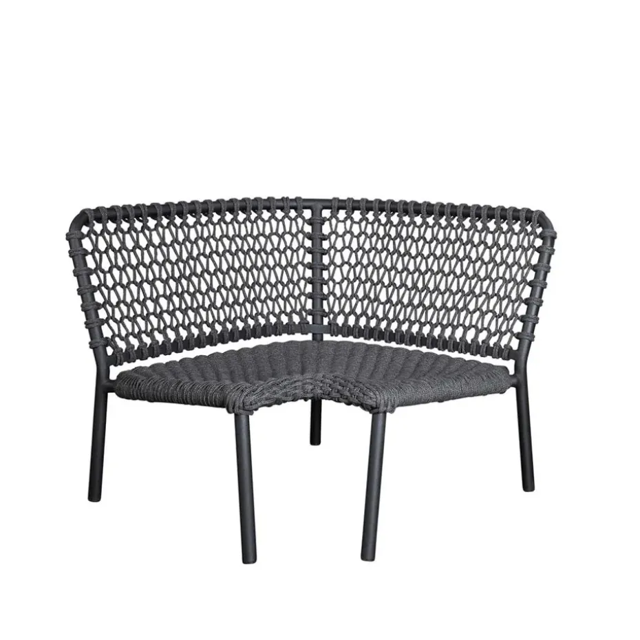 Canapé modulaire Ocean, Dark grey, angle
