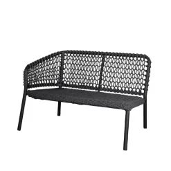 Canapé modulaire Ocean, Dark grey, droite