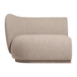 Canapé modulaire Rico armrest L Soft Bouclé, Natural