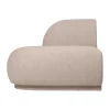Canapé modulaire Rico open L, Soft bouclé-natural