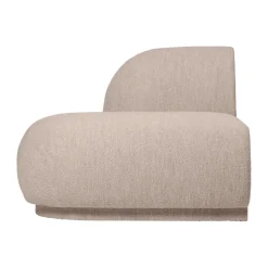 Canapé modulaire Rico open L, Soft bouclé-natural
