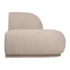 Canapé modulaire Rico open R, Soft bouclé-natural