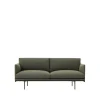 Canapé Outline 2 places, Fiord 961-Green