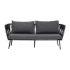 Canapé Pavone 2,5 places, Black