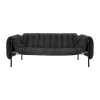 Canapé Puffy 2,5 places 205 cm, Anthracite-black grey