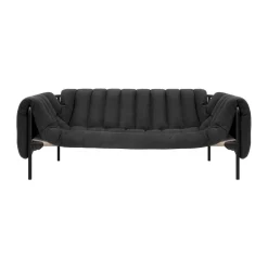 Canapé Puffy 2,5 places 205 cm, Anthracite-black grey