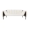 Canapé Puffy 2,5 places 205 cm, Natural-black grey