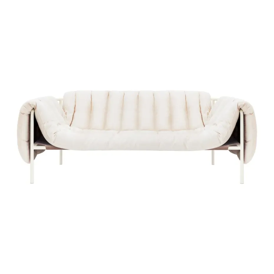Canapé Puffy 2,5 places 205 cm, Natural-cream