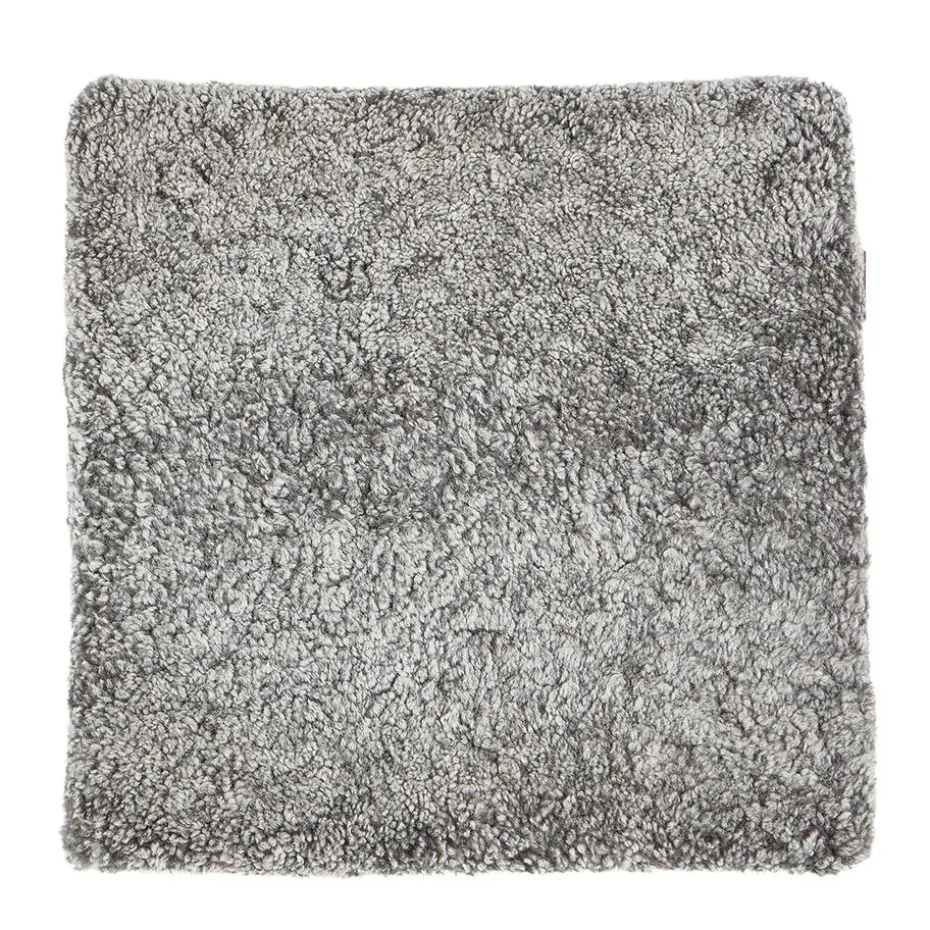 Carreau de chaise Shepherd Jill rembourré 40 x 40 cm, gris graphite