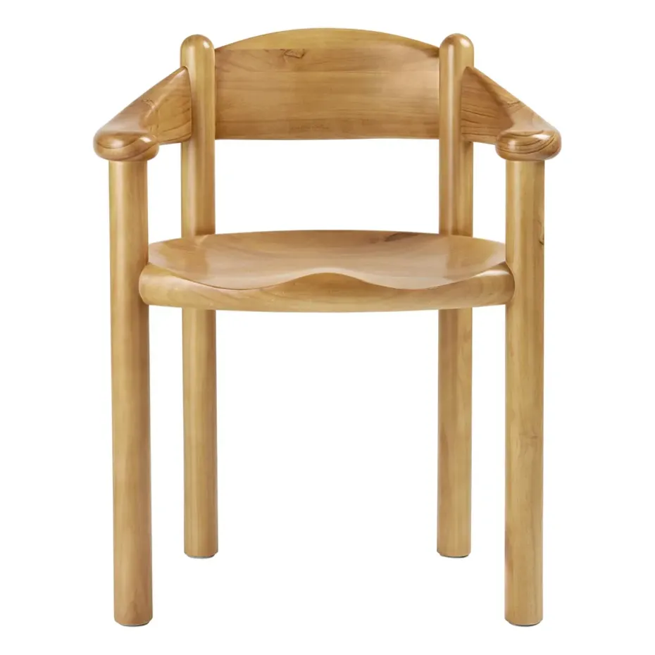 Chaise à accoudoirs Daumiller, Pin doré