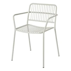 Chaise à accoudoirs Eden, Beige grey