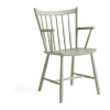Chaise à accoudoirs J42, Warm grey laqué hêtre