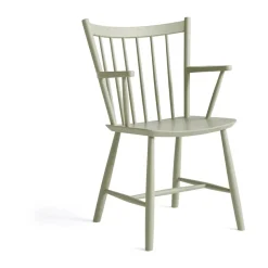 Chaise à accoudoirs J42, Warm grey laqué hêtre