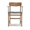 Chaise à accoudoirs Pal, Chêne naturel huilé - Tornado V3576