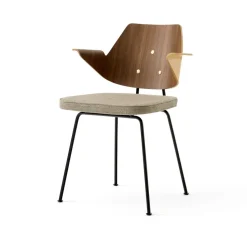 Chaise à accoudoirs RFH RD7, Walnut-beech-brown