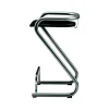 Chaise à accoudoirs X75-2, Noir-chrome