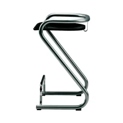 Chaise à accoudoirs X75-2, Noir-chrome