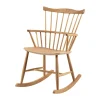 Chaise à bascule J52G, Chêne naturel, huilé