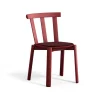 Chaise Alt assise rembourrée en bouleau, Hallingdal 65-694 maroon-lingon 19
