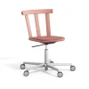 Chaise Alt sur pied pivotant avec assise rembourrée en bouleau, Vidar 4, 633 pink-mauve 27
