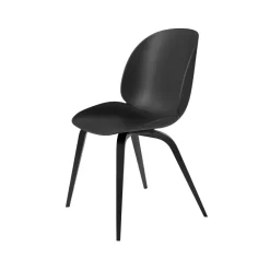 Chaise Beetle, Noir, support en hêtre teinté noir