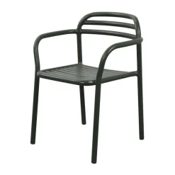 Chaise Bliss avec accoudoirs, Dark green