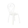 Chaise Classic No.1, Blanc, assise en tôle