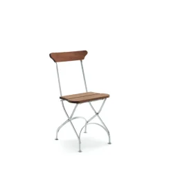 Chaise Classic No.2, Huile de acajou, support galvanisé à chaud