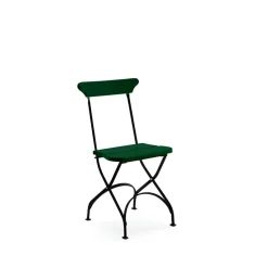 Chaise Classic No.2, Vert, support noir