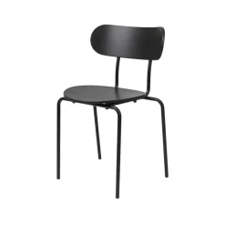 Chaise Coco, Frêne, teinte noire